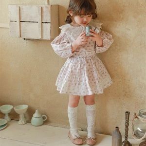 🆕Puella Flo floral laced top & skirt set size 115-125cm